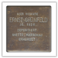 Stolperstein Ernst Grünfeld