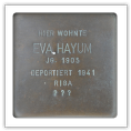 Stolperstein Eva Hayum