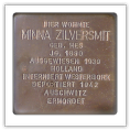 Stolperstein Minna Zilversmit